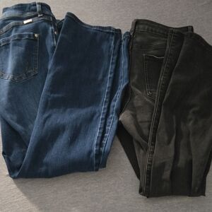 Simply Vera Vera Wang Women's Boot Cut Jeans - Blue and Black